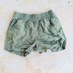 Old navy small green linen shorts